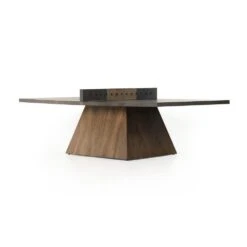 Ace Pong Table - Natural Brown Oyster Guanacaste -France and So Furniture 234228 002 PRM 1 e7a63d07 7236 491d aa25 2d44661a5af4