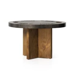 Caelum Poker Table - Natural Brown Guanacaste