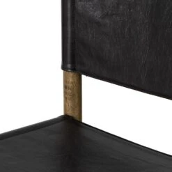Lena Bar + Counter Stool - Bar - Sonoma Black W/ Solid Parawood -France and So Furniture 234768 007 DET 4