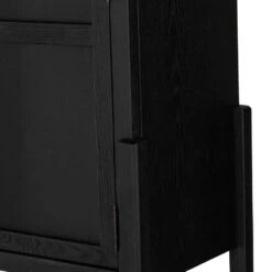 Benson Bar Cabinet - Drifted Matte Black -France and So Furniture 234848 001 DET 3