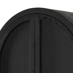 Benson Bar Cabinet - Drifted Matte Black -France and So Furniture 234848 001 DET 6