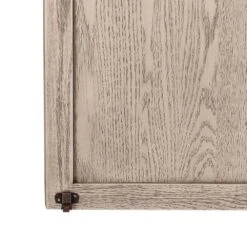 Benson Bar Cabinet - Rustic White Veneer -France and So Furniture 234848 004 DET 7