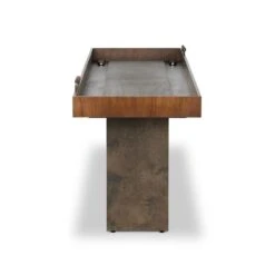 Sylvestra Shuffleboard Table - Carbonized Black - Black, Grey, Brown -France and So Furniture 235088 001 SID 1