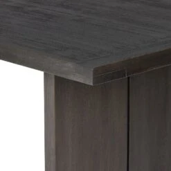 Harvey Dining Table - Worn Black Oak -France and So Furniture 235116 003 DET 3