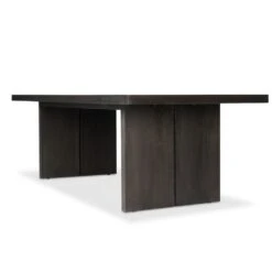 Harvey Dining Table - Worn Black Oak -France and So Furniture 235116 003 DET 4