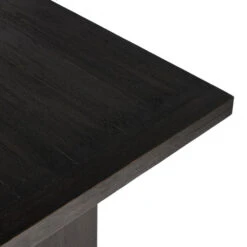 Harvey Dining Table - Worn Black Oak -France and So Furniture 235116 003 DET 5