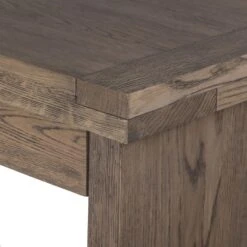 Harvey Desk - Worn Oak Veneer -France and So Furniture 235179 002 DET 1
