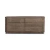 Harvey 6 Drawer Dresser - Worn Oak Veneer