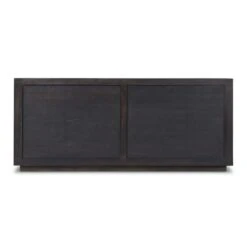 Harvey 6 Drawer Dresser - Worn Black Oak Veneer -France and So Furniture 235361 003 BCK 1