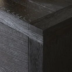 Harvey 6 Drawer Dresser - Worn Black Oak Veneer -France and So Furniture 235361 003 DET 9