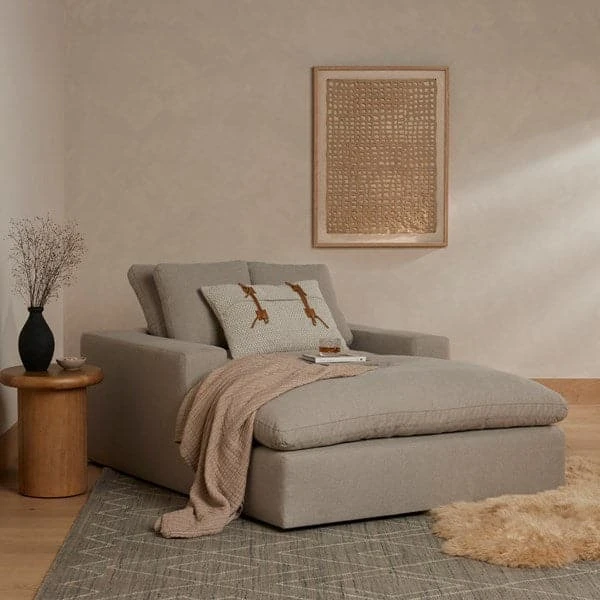 Quinn Chaise Lounge - Gibson Wheat 2 Quinn Chaise Lounge - Gibson Wheat - Image 2