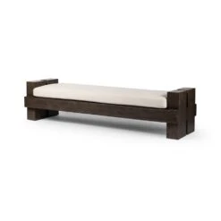 Solid Wood Accent Bench 10 Solid Wood Accent Bench -France and So Furniture 236084 001 PRM 1