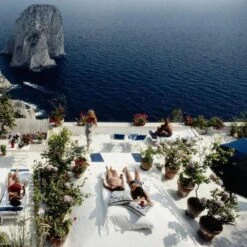 Refined Elegance By Slim Aarons - White Maple Floater -France and So Furniture 236264 001 DET 2