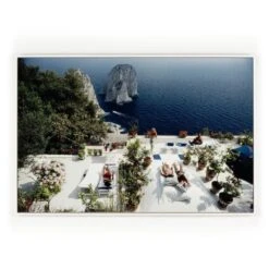 Refined Elegance By Slim Aarons - White Maple Floater