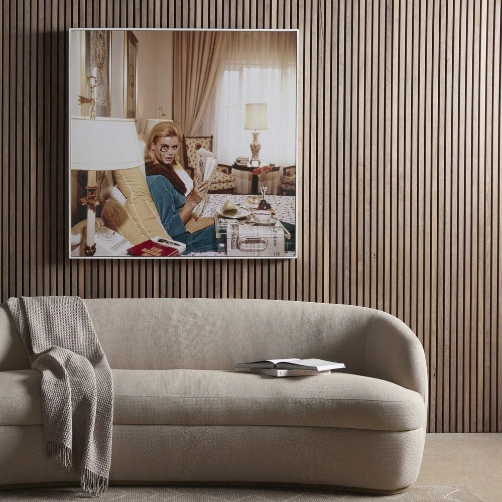 Refined Miss By Slim Aarons - White Maple Floater 4 Refined Miss By Slim Aarons - White Maple Floater - Image 4