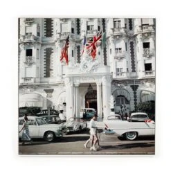 Grand Hotel By Slim Aarons - White Maple Floater