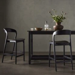 Thyme Bar + Counter Stool - Counter - Sonoma Black -France and So Furniture 236401 007 ESS 1