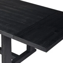 Skylar Extension Dining Table - Black Pine -France and So Furniture 236524 003 DET 1