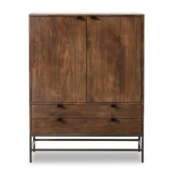 Troy Bar Cabinet - Auburn Poplar