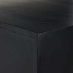 Troy Bar Cabinet - Black Wash Poplar -France and So Furniture 236606 002 DET 4