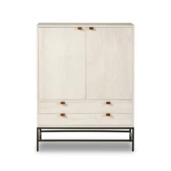 Troy Bar Cabinet - Dove Poplar