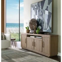 Simpatico Media Console -France and So Furniture 2370 907 ROOM BEACH