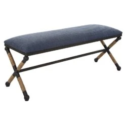 Firth Bench - Navy -France and So Furniture 23713 5