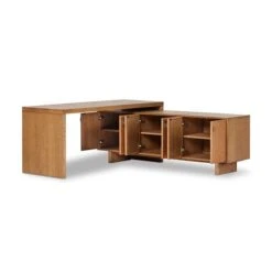 Simon L - Shaped Desk -France and So Furniture 237442 001 OPN 1