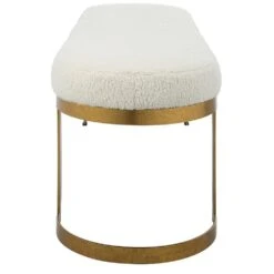 Infinity Bench, Gold 6 Infinity Bench, Gold -France and So Furniture 23757 5