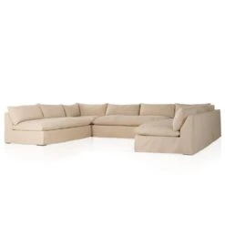 Fossil Slipcover 5pc Sectional -France and So Furniture 237691 001 PRM 2