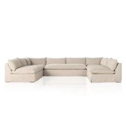 Fossil Slipcover 5pc Sectional