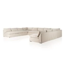 Fossil Slipcover 5pc Sectional -France and So Furniture 237692 002 PRM 1