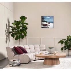 John Rawlings By Slim Aarons - 48"X48" - White Maple -France and So Furniture 237837 001 ROM 1