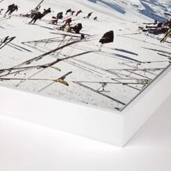 Zermatt Skiing By Slim Aarons - 72"X48" -France and So Furniture 237840 001 DET 1