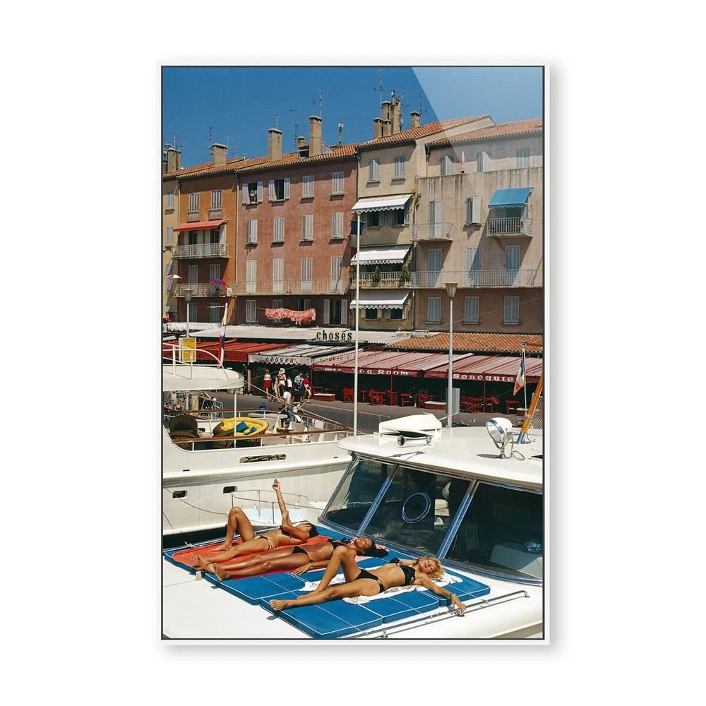 Saint-Tropez By Slim Aarons - 48"X72" 1 Saint-Tropez By Slim Aarons - 48"X72"