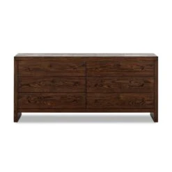 Lioran 6 Drawer Dresser - Umber Oak