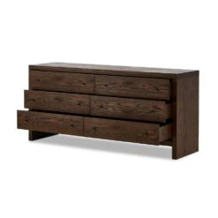 Lioran 6 Drawer Dresser - Umber Oak -France and So Furniture 238221 001 OPN 1