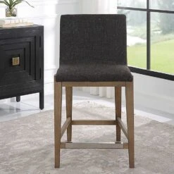 Klemens Chocolate Counter Stool -France and So Furniture 23822 3