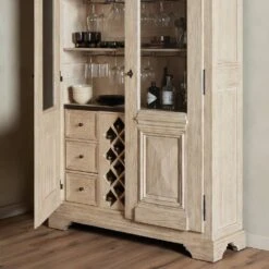 The "No More Doors" Bar Cabinet -France and So Furniture 238291 001 DET 11