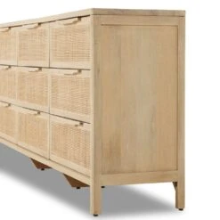 Loraine 9 Drawer Dresser - Natural Mango -France and So Furniture 238478 001 DET 7