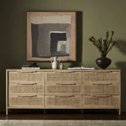 Loraine 9 Drawer Dresser - Natural Mango -France and So Furniture 238478 001 ESS 1