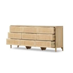 Loraine 9 Drawer Dresser - Natural Mango -France and So Furniture 238478 001 OPN 1
