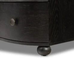 Domingo Marble Chest - Distressed Black -France and So Furniture 238583 002 DET 5