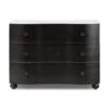 Domingo Marble Chest - Distressed Black