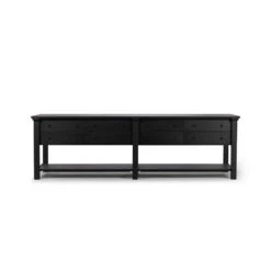 Greendale Kitchen Island - 118" - Black Oak