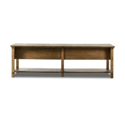 Greendale Kitchen Island - 118" - Tan Oak -France and So Furniture 238754 003 BCK 1