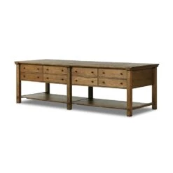 Greendale Kitchen Island - 118" - Tan Oak -France and So Furniture 238754 003 PRM 1