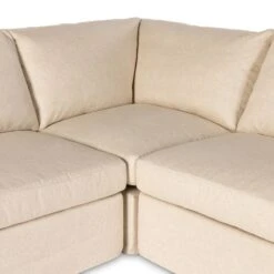 Fairview 5Pc Slipcover Sectional - Evere Creme -France and So Furniture 238958 001 DET 5