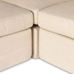 Fairview 5Pc Slipcover Sectional - Evere Creme -France and So Furniture 238958 001 DET 6