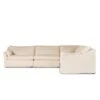 Fairview 5Pc Slipcover Sectional - Evere Creme